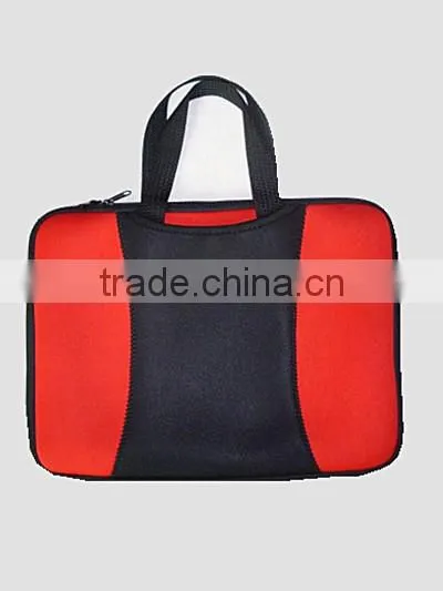 17.5" custom priniting neoprene laptop bag for mac book with handles