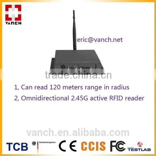 POE Omnidirectional 2.45GHz Active RFID Reader photo-2