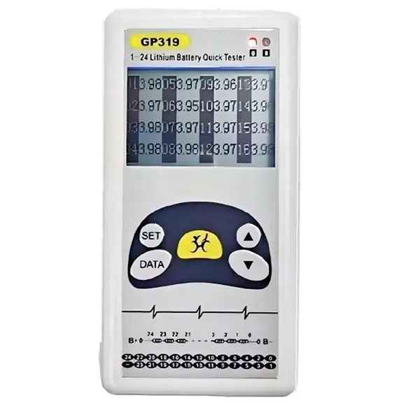 GP319 1-24S Lithium Battery Tester Battery Voltage Test Handheld 10s Bms 16s 1-24S Lithium Battery Pack Voltage Meter photo-4