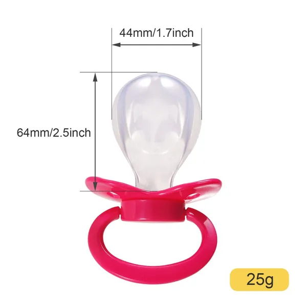 Quality BPA Free Wholesale Silicone Adult Pacifier With Two Sizes Choice and Various Colour photo-5