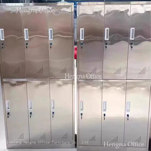 Heavy Duty Stainless Steel Locker Cabinet | Industrial Metal Locker for Workplace Storage Supplier photo-3