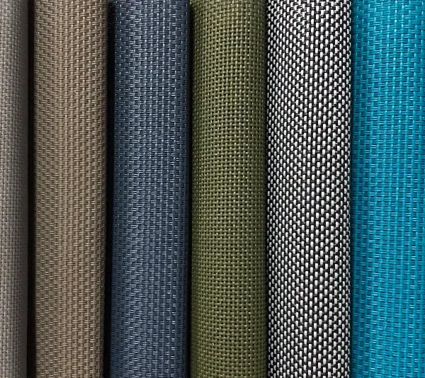 Anti-UV Clear PVC Mesh Mesh PVC Coated Polyester Mesh Fabric  Pool fence fabric Outdoor  Textilene Woven Mesh Fabric/PVC Woven Mesh Fabric Wholesale