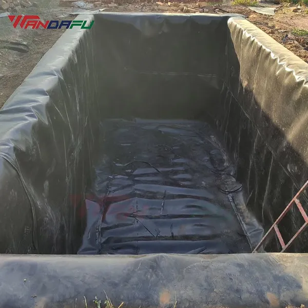 Wandafu Smooth/Textured HDPE Geomembrane For Shrimp Farm Fish Pond Liner photo-4