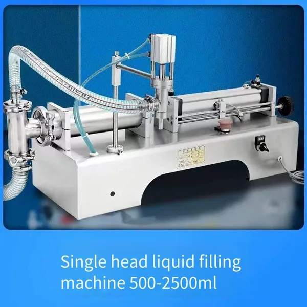 Universal Bedroom Large - Dose Liquid Filling Machine, Model dy - 2500, Single - Head Quantitative Mineral Water Filling Equipment, in Stock photo-2
