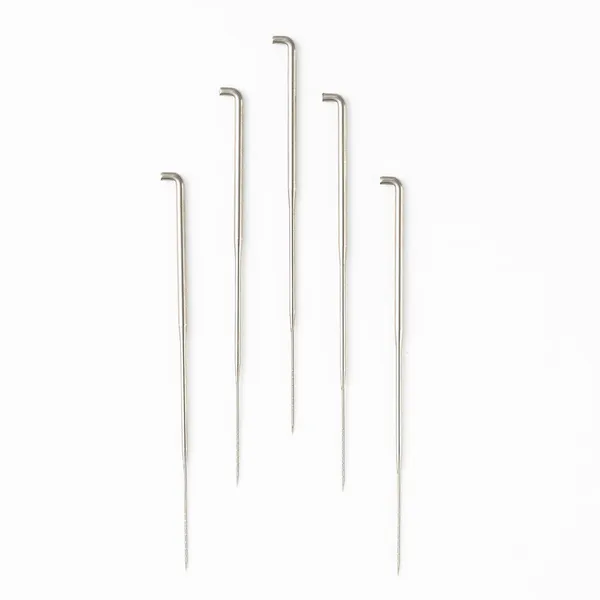 Custom High Carbon Steel Non-Woven Felting Needles for Machine Parts 32G F008 Teardrop Needle photo-2