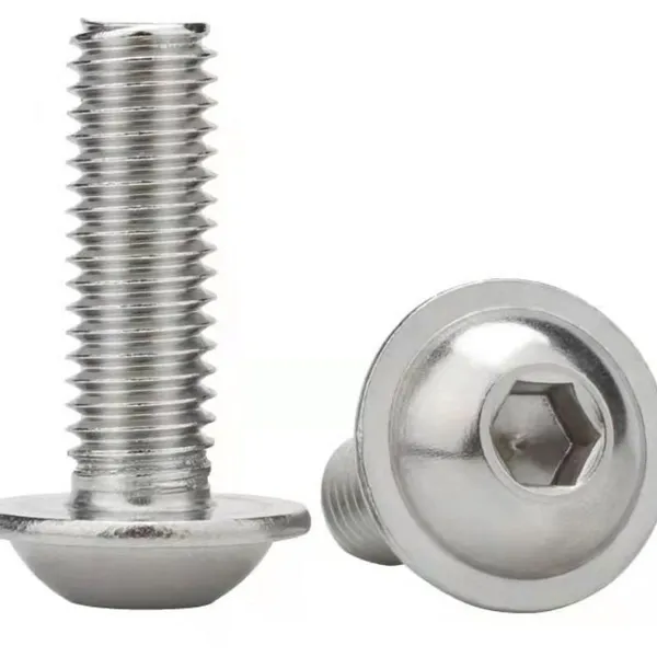 ISO 7380 Stainless Steel Half-Round Socket Bolt Hexagon Socket Button Head Screw photo-5
