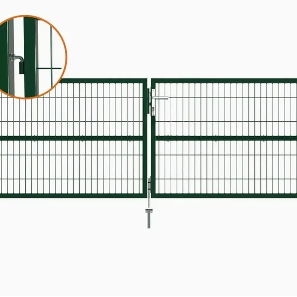 European Standard Metal Garden Gate With RAL Color Coated Mesh photo-4