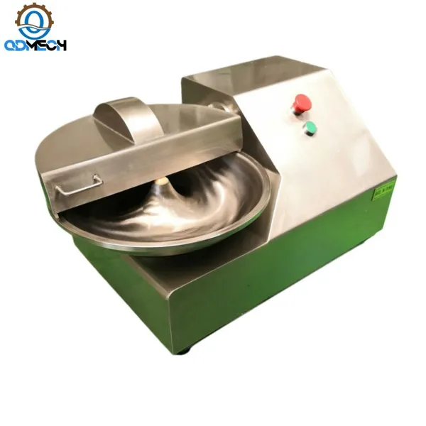 Efficient Stable Operation Meat Garlic Ginger Mincing Small Bowl Cutter Commercial Tabletop Single Speed Meat Cutting Machine
