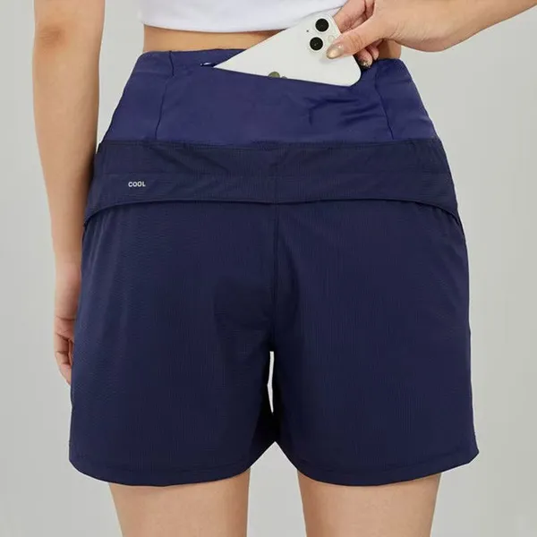 High-Waisted Women's Quick-Dry Athletic Short Pants