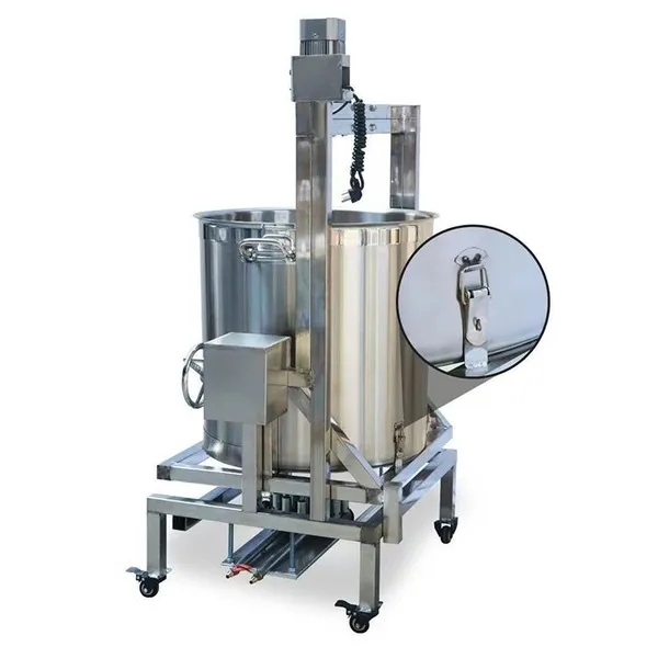 Industrial Sauce Cooking Kettle 360L Stainless Steel Electric Mixing Tank With Gas Burner for Large Batch photo-5