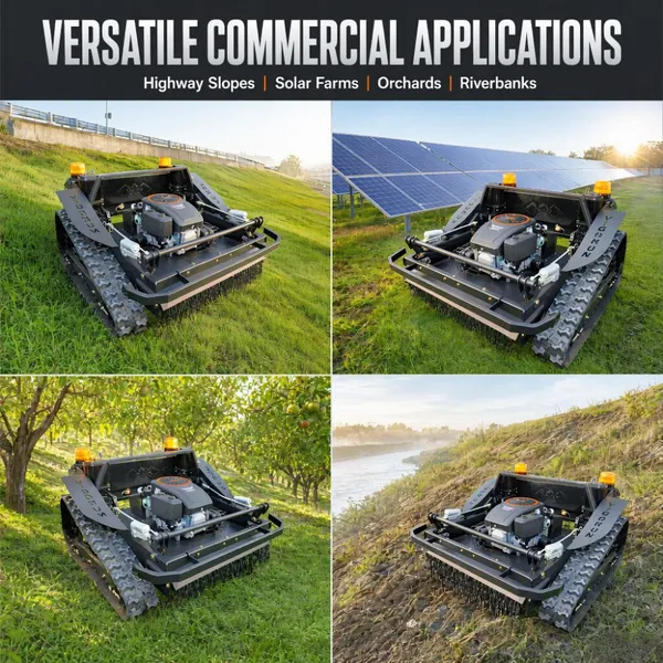 VIGORUN Quality Electric Lawn Mower 48V 1000W Servo Motor Multifunction Garden Lawn Mower Tractor For Forestry photo-2
