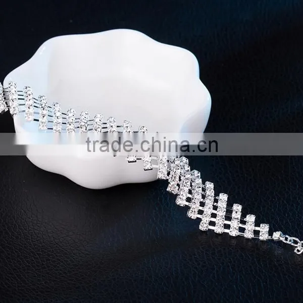 Exaggerated Ultra Wide Diamond Bracelet The Bride Bracelet photo-4