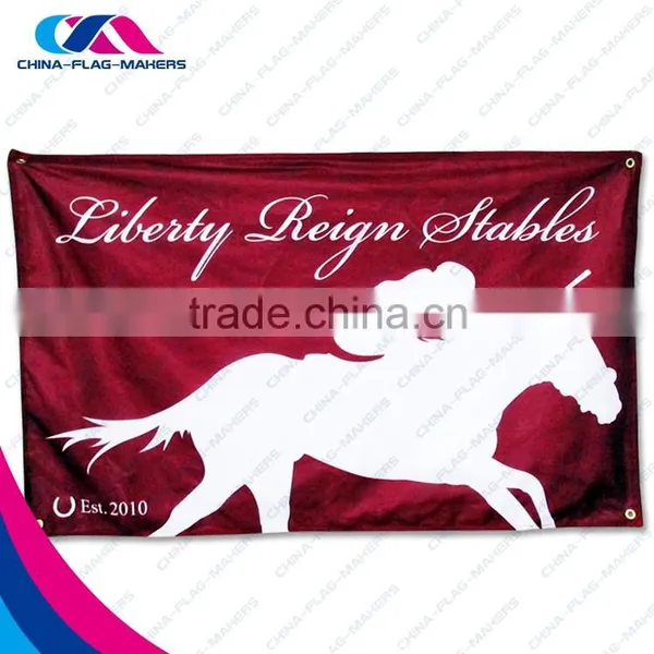 custom polyester material personalize fly banner flag