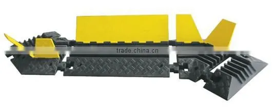 Durable 5 Channel Rubber Cable Protector B11 photo-6