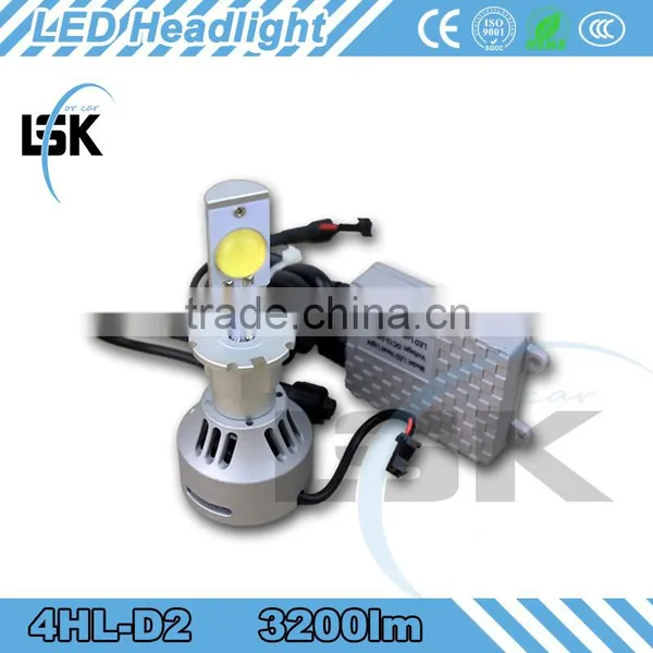 Warterproof IP65 Car Accessories 12V 24V g4 Led Headlight Kit 6400lm for Auto,motorcycle, Truck , Atv ,Suv photo-3