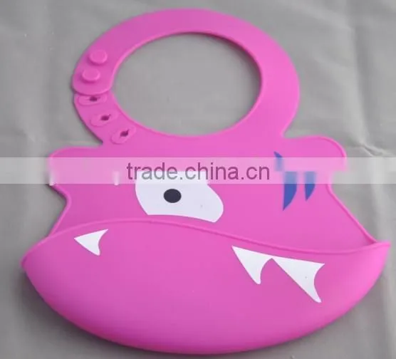 New Design Custom Brand BPA Free Soft Bandana Silicone Baby Bibs With 2 Sizes photo-5