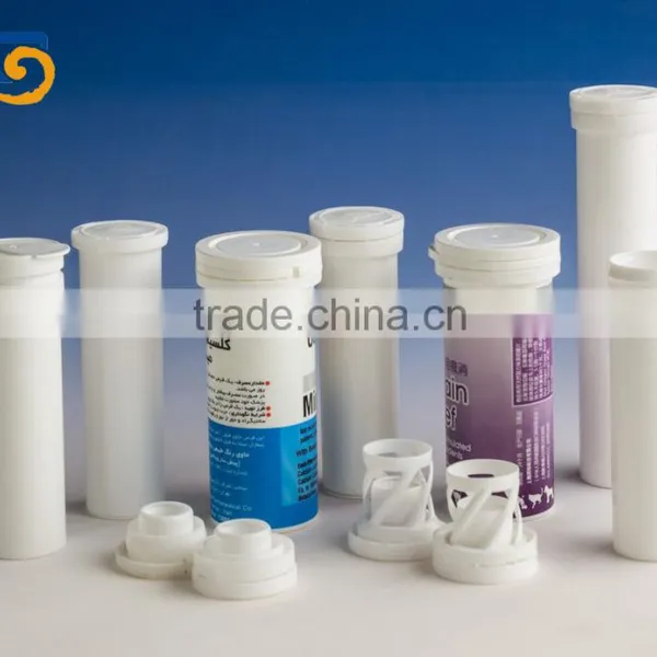 Effervescent Tablet Tube Plastic Container
