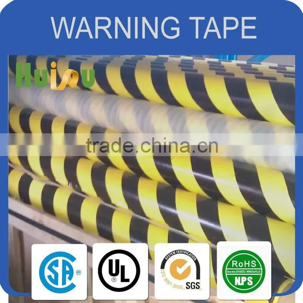 Well Packed Reflective Adhesive Pvc Caution Tape Jumbo Roll