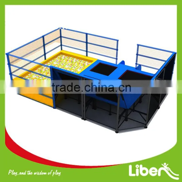 2016 Newly Indoor Trampoline With Ball Pool Kids Big Trampoline Park photo-2