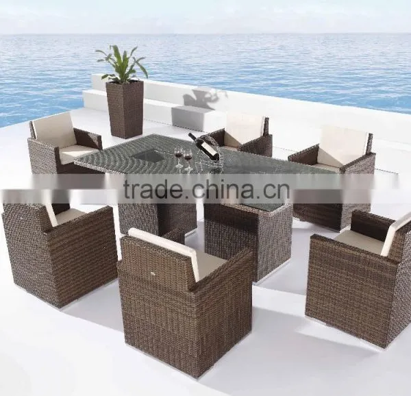 Wicker outdoor chair