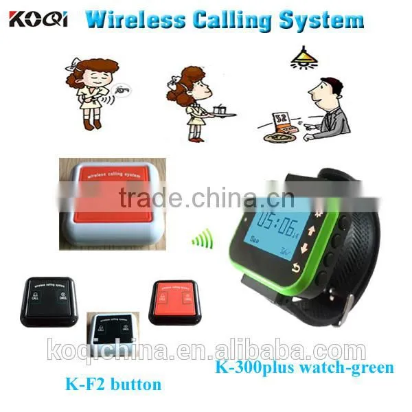 Wireless Restaurant Call Button Guest Paging System Waiter Calling System