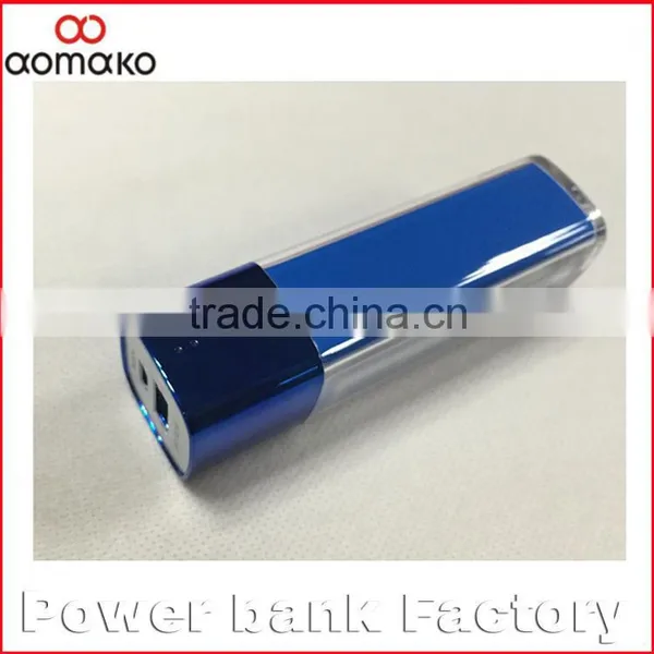 AK-011 High Capacity Manaul for Power Bank Promotion Gift Lipstick ROHS Power Bank for Smartphones photo-5