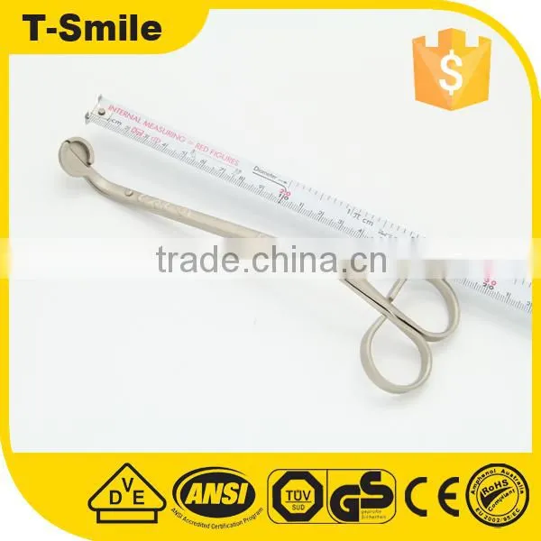 Silver Stainless Steel Candle Wick Trimmer Oil Lamp Scissor Cutter Snuffers photo-4
