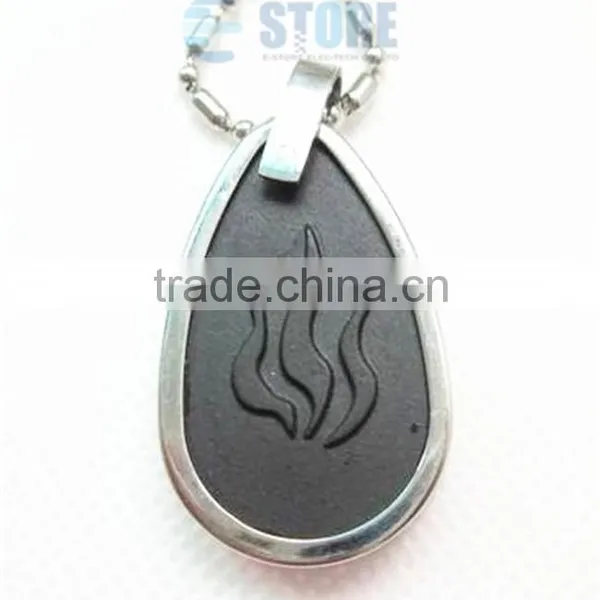 Waterdrop Design Volcano Lava Energy Stone Pendant Bio Quantum Energy Pendants Charms photo-5