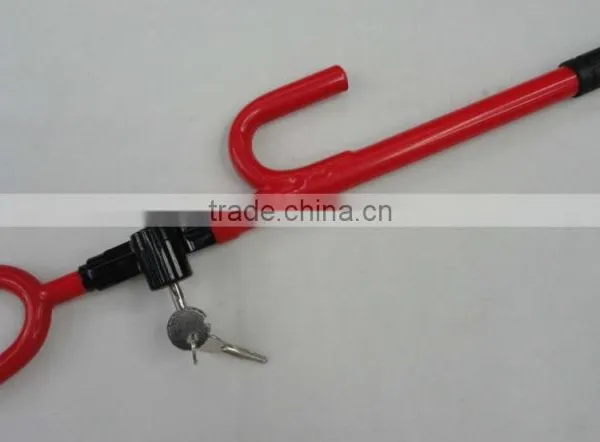 Auto steering wheel lock with 2 keys/Steel auto car steering wheel lock/Anti-theft car security steering wheel lock