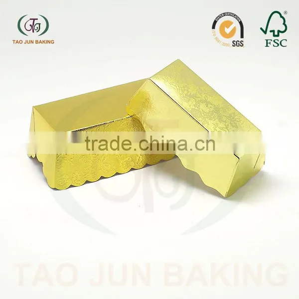 Square Golden Paper Cupcake Holder photo-6
