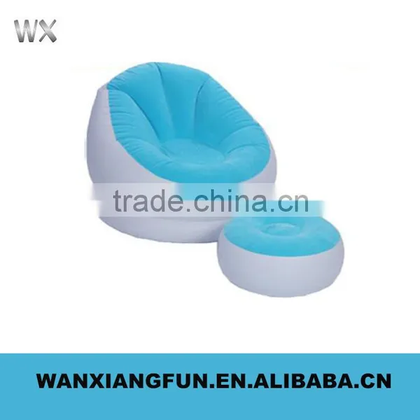 Inflatable Flocking Lounge Sofa Set Furniture,modern Inflatable Indoor Sofa Combination photo-2