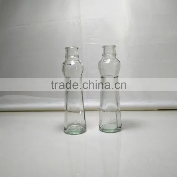 170ml 6oz Unique Shaped Soybean Sauce Glass Bottle With Flip off Lid Quality Choice photo-2