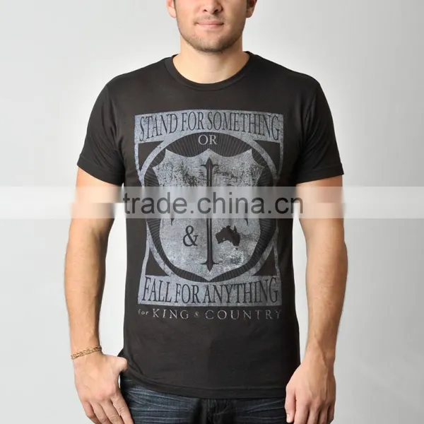 Cotton T-shirt With Customze Chest Print Model Number Bfl00252 photo-5