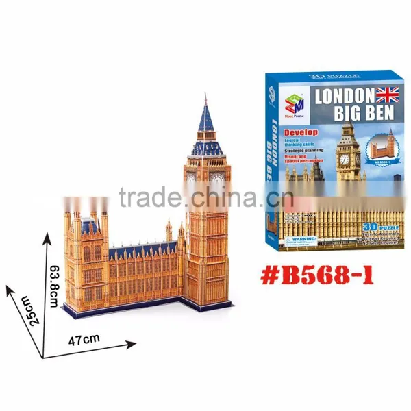 Italy Famous Leaning Tower 3d Paper Foam Puzzle Building Model photo-3