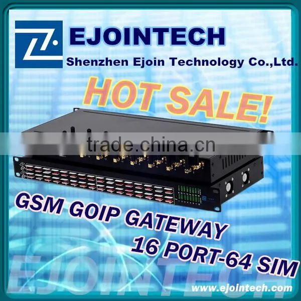 GoIP 16-64 !! Ejointech Big Sale 16 Port GoIP Gateway With Teles Gateway