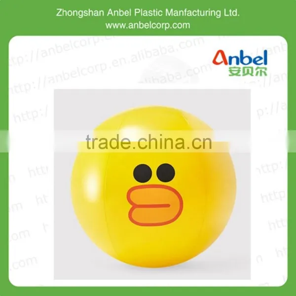 Anbel Cute Face Recreation Sports Inflatable Beach Ball photo-4