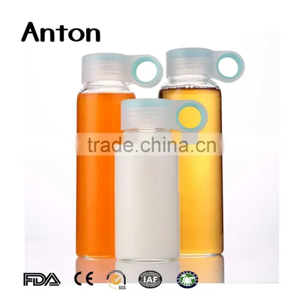 7 oz Newest Style Hot Sale Clear Heat Resistant Mineral Water Glass Drinking Bottle Handy to Carry Around photo-3
