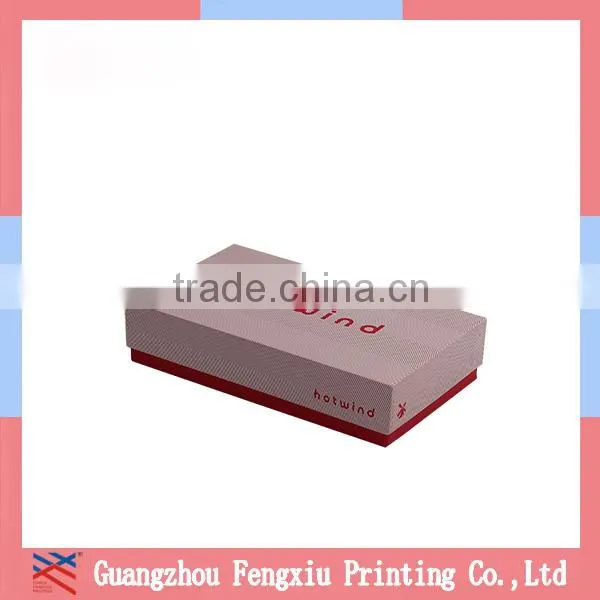 2016 Top and Bottom Design Custom Shoe Box Wholesale With Tissue Paper photo-3