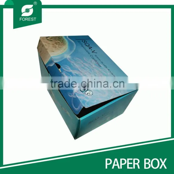 2015 BLUE CARDBOARD CORRUGATED CARTON BOX EP30120213215 photo-6