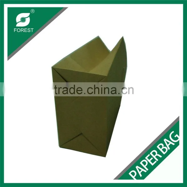 PE COATED KRAFT PAPER BAG WITH HANDLE DISPOSABLE FOOD PACKING BAGS WITH CUSTOM PRINT photo-5