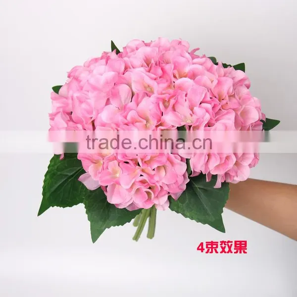 Handmade Mixed Cheap Artificial Hydrangea Wedding Decor Flower photo-3