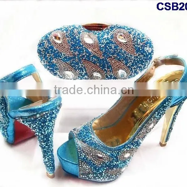 CSB2083 2016 the Latest Top Fashion Woman Italy Style High Heel Sandal Shoes With Matching Purse/cluth/bag High Quality and Wha photo-5