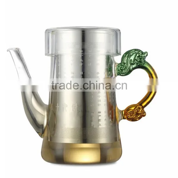 Competitive Price Stainless Steel Etched Mesh Glass Tea Infuser photo-5