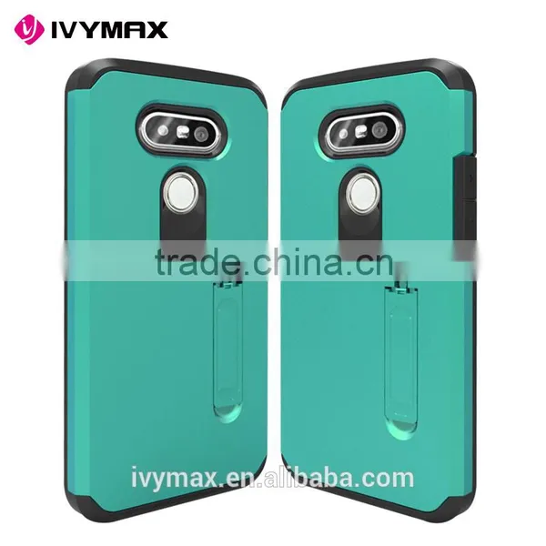IVYMAX 5.3 Inc Slim Armor Hybrid Case Cover With Stand for Korea LG G5 Cellphone Case photo-6