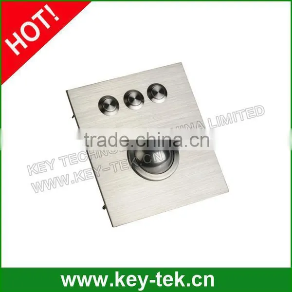 Top Panel Mounting Metal Optical Trackball With 3 Buttons photo-2