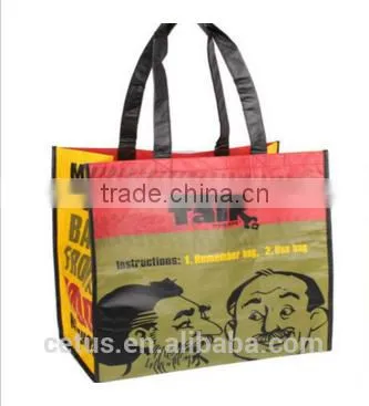 PP Lamination Bag Reusable Promotional Bag Non-Woven Shopping Bag With Full Printing photo-4