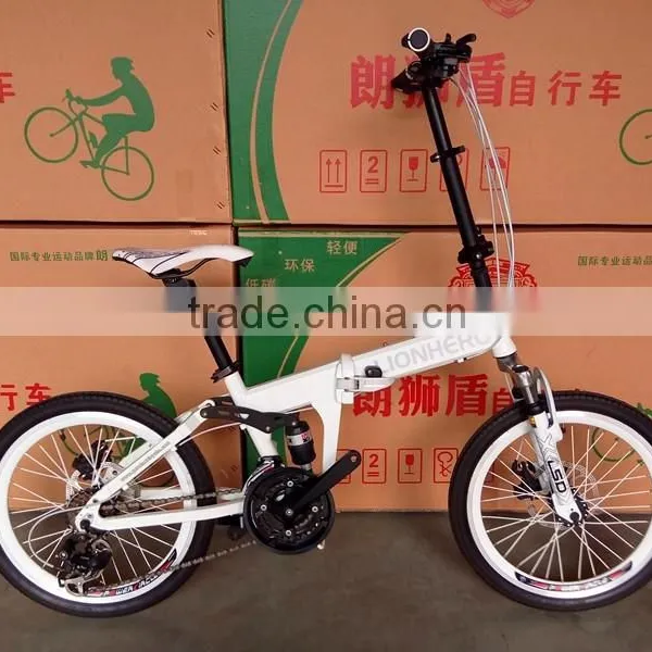 20 Inches Hot Sale Cheap China White Citizen Folding Bikes photo-2