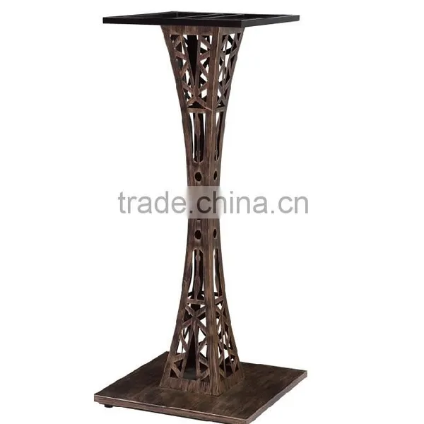 Industrial Style Round Cast Iron Metal Dining Table Base Leg With Many Colour photo-2