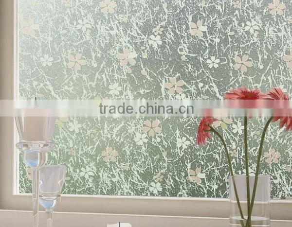 Color Printing Self-adhesive Window Glitter Film photo-2