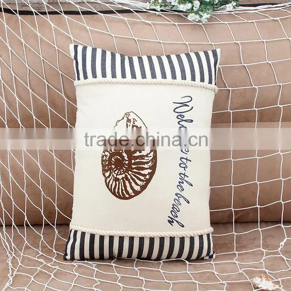 Fashion Square Pillow Block Marine Life Cushion Cover photo-3